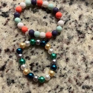 Colorful Beaded Bracelets Set